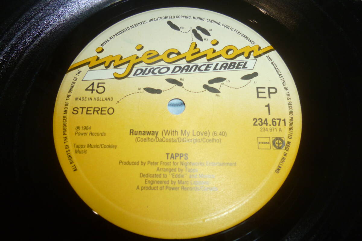  12” TAPPS // RUNAWAY (WITH MY LOVE)の画像4