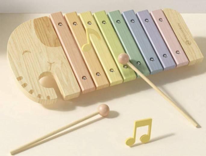 子供 8音 木琴 標準オクターブ 音楽玩具 知育玩具 入園お祝い プレゼントの画像1