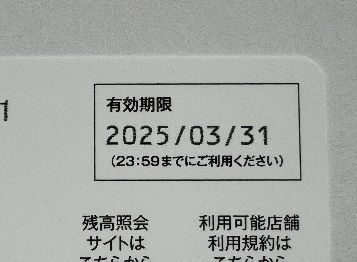 すかいらーく株主優待券　8000円分　有効期限2025年3月31日まで　送料無料　匿名配送_画像2