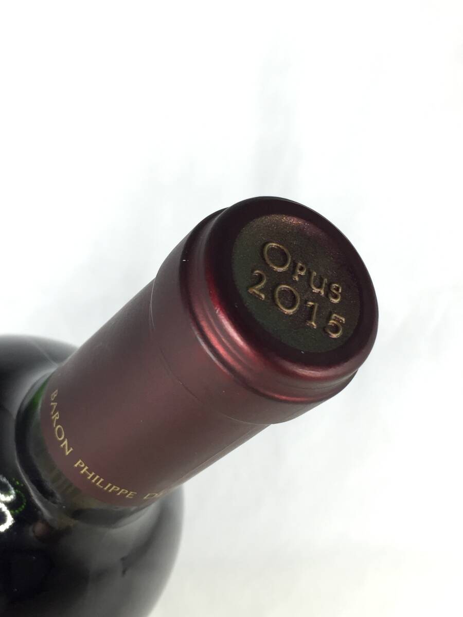 【MM-02】未開栓品 OPUS ONE オーパスワン 2015 750ml アルコール度数15％ 果実酒 赤ワイン フルボディ_画像5