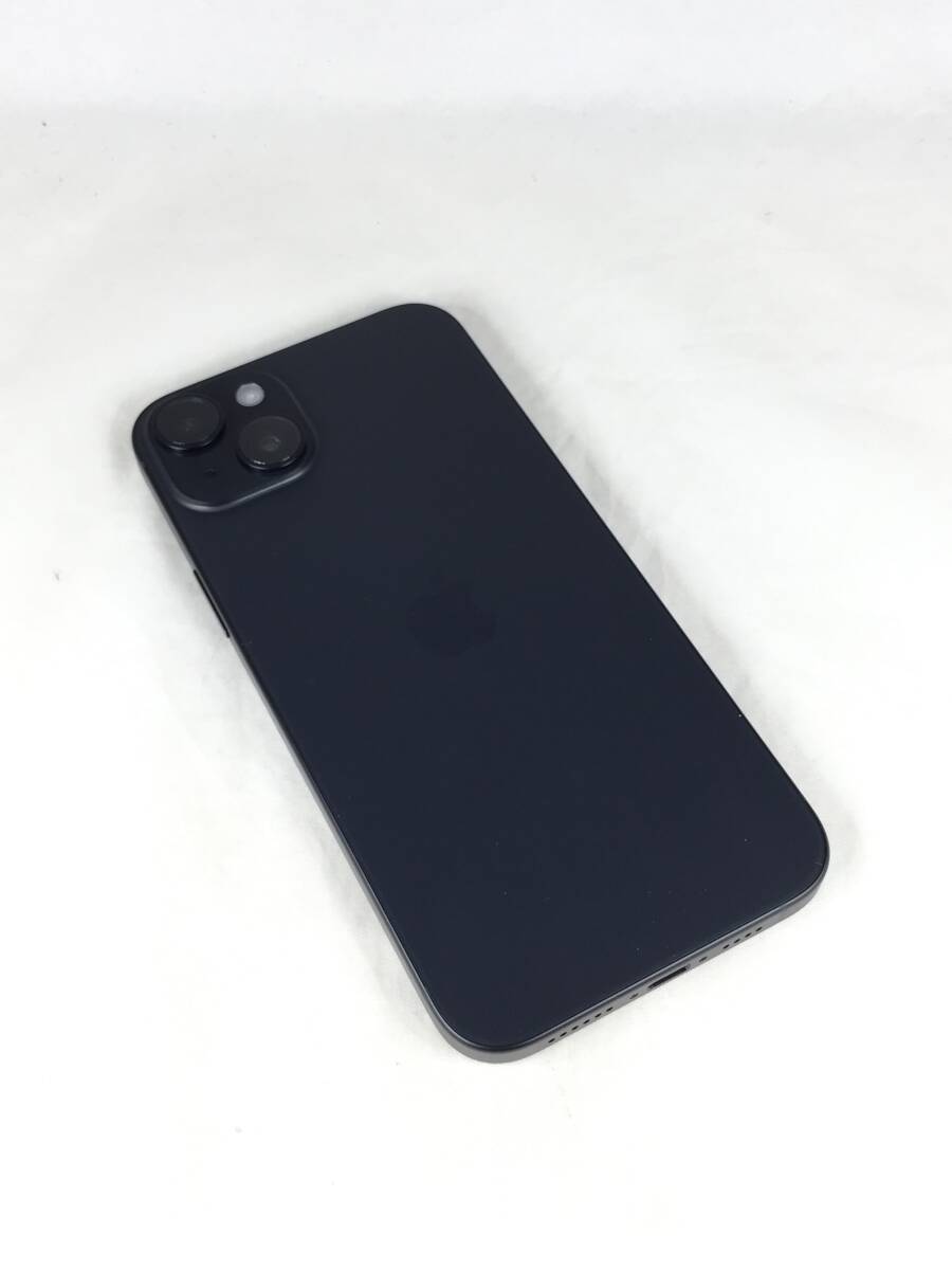 【中古・美品】Apple iPhone15plus 512GB ブラック Apple版 SIMフリー 初期化済み 動作確認済み アクティベーションロック解除済み_画像2