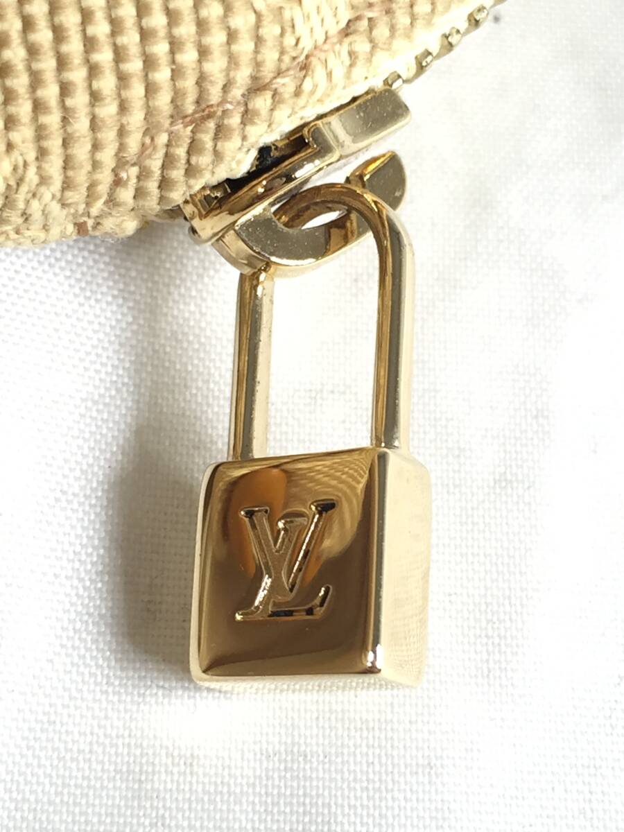 【中古・美品】LOUIS VUITTON ルイヴィトン モノグラム ミニ M92452 ポルトモネ ロン イエロー系 コインケース 小銭入れ レディース メンズ_画像5