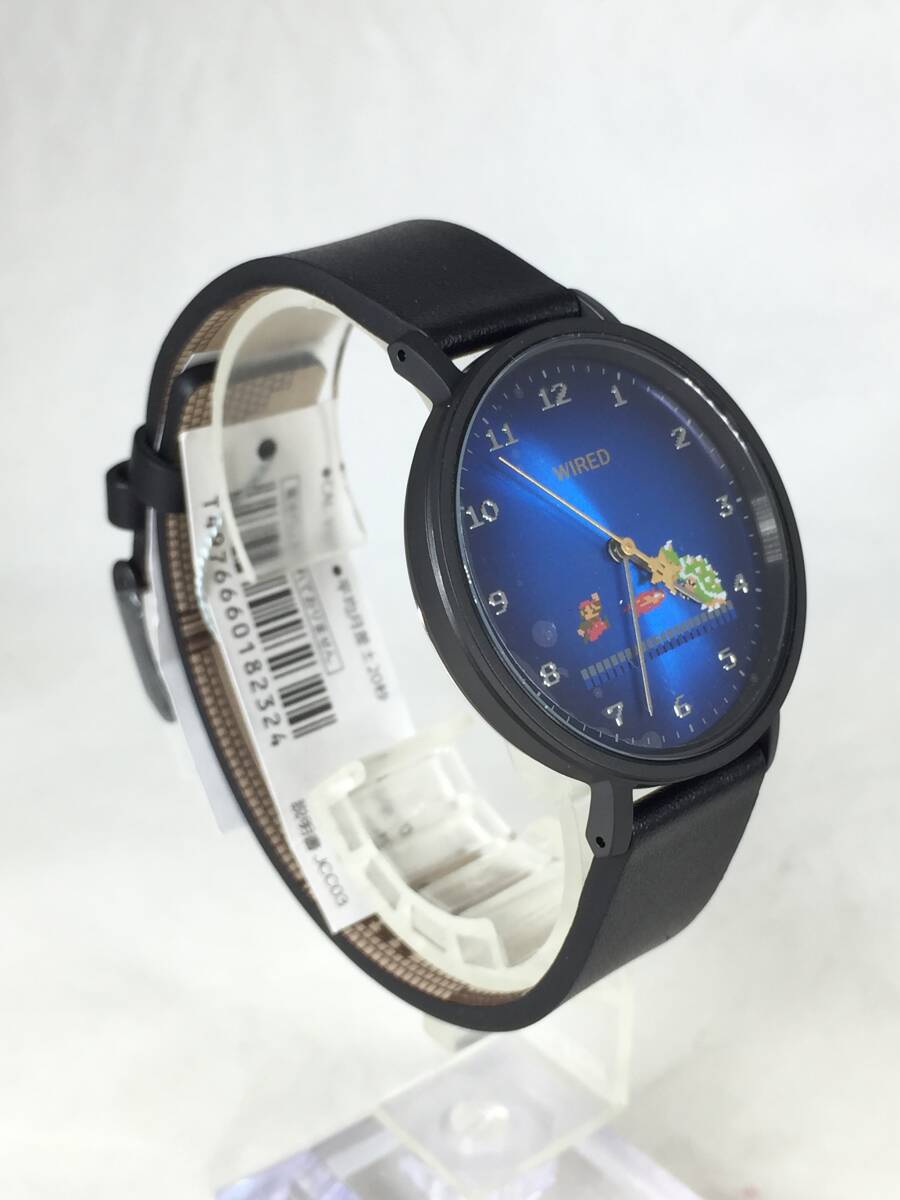 【未使用品】SEIKO WIRED AGAK706 スーパーマリオコラボ 1200本限定モデル シリアル入り 付属品あり 動作未確認 セイコーワイアード 腕時計の画像4