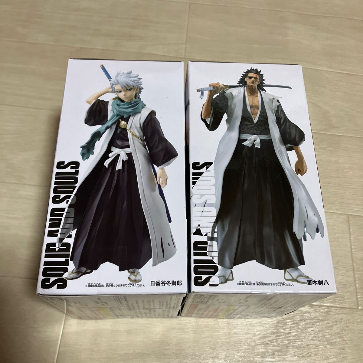 BLEACH SOLID AND SOULS 日番谷冬獅郎 更木剣八 ブリーチ フィギュアの画像2