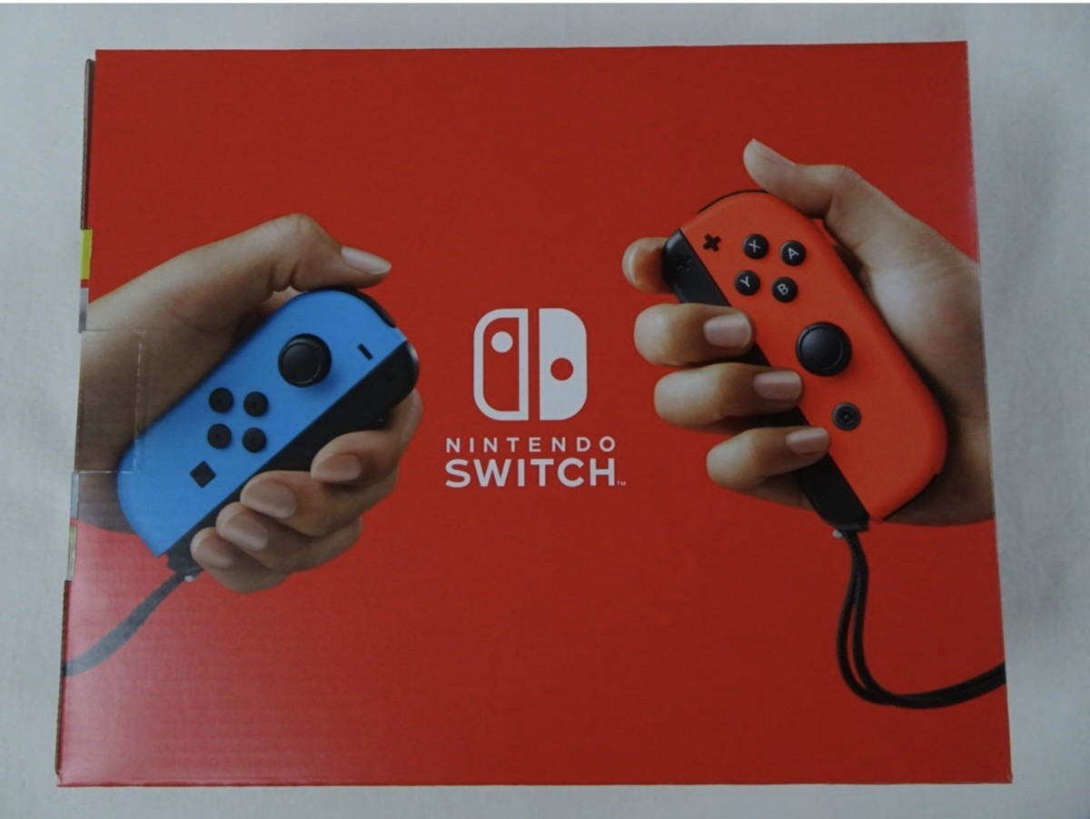  new model as good as new unused goods Nintendo Switch( battery improvement version ) neon blue neon red Nintendo switch 
