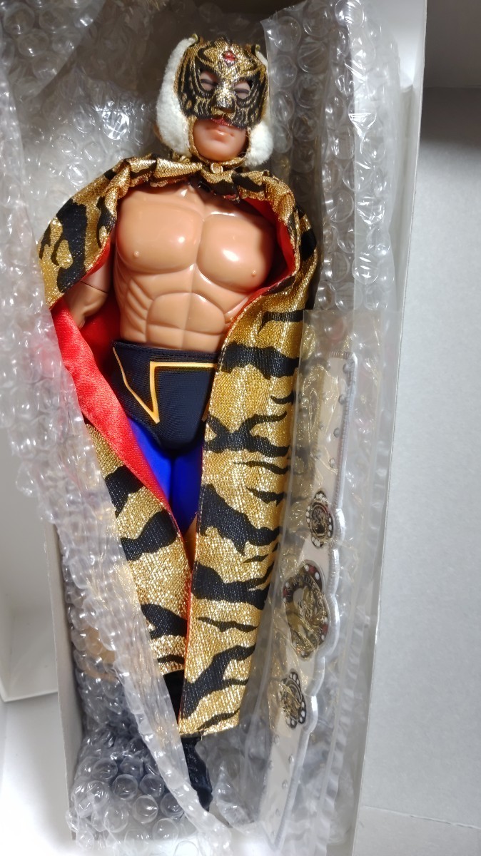  rare * depot mart limitation * first generation Tiger Mask action doll NWA belt attaching . mountain . New Japan Professional Wrestling unopened goods 