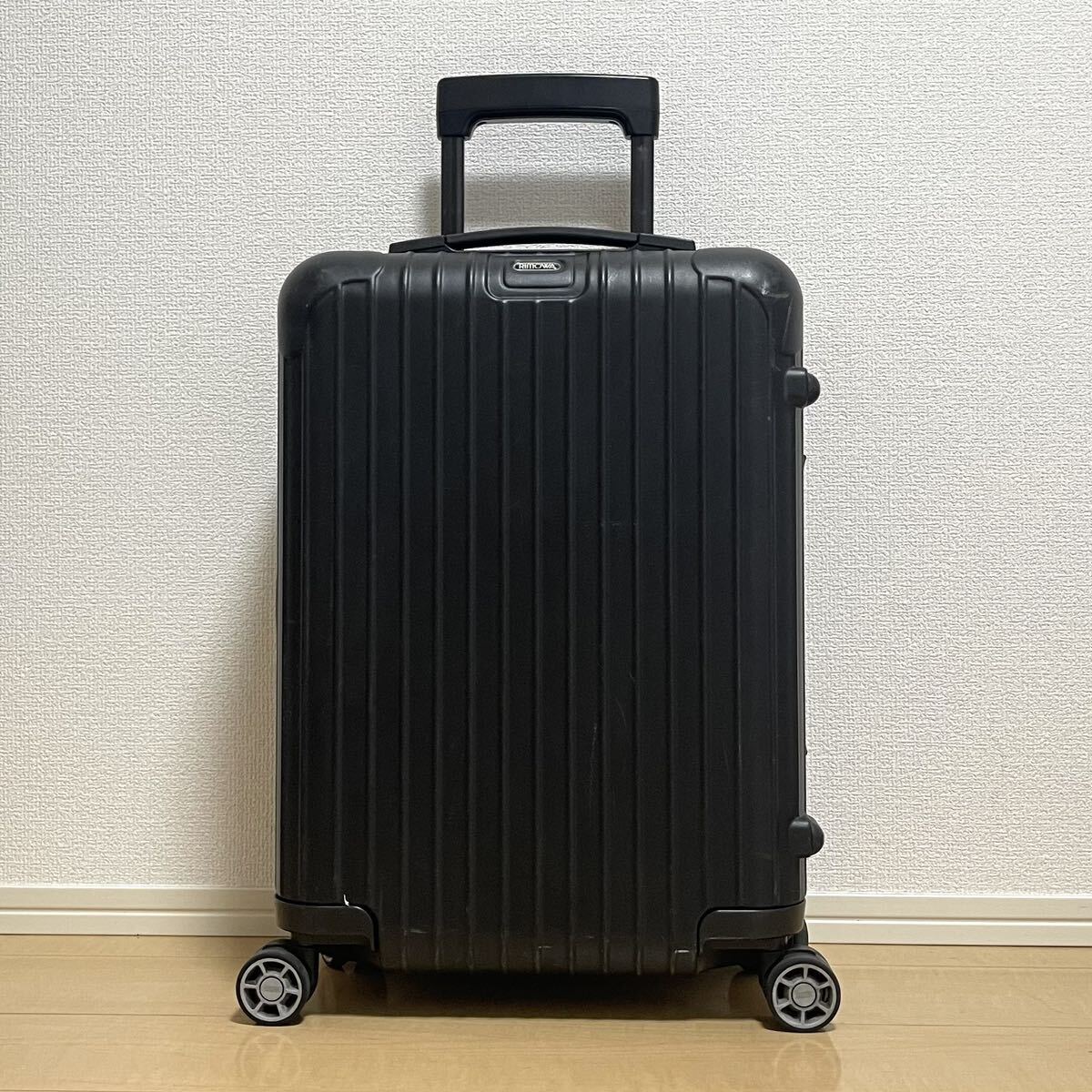 1円 ◎ RIMOWA リモワ スーツケース SALSA サルサ 32L TSAロック キャリーケース マルチホイール 4輪 マットブラック 810.52 機内持ち込み_画像1