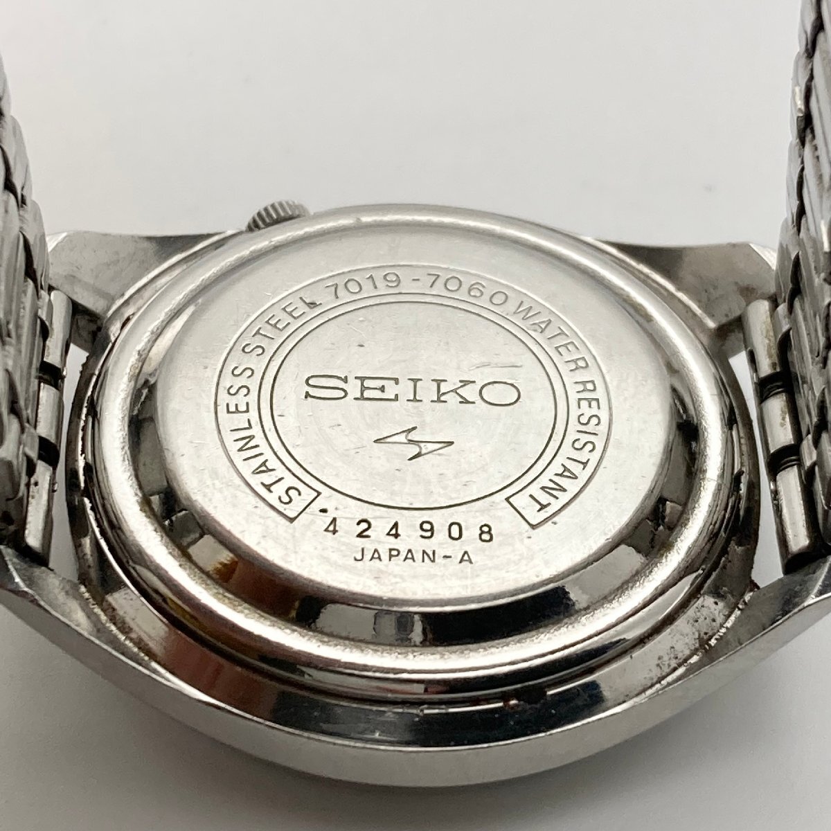 SEIKO セイコー 5アクタス 7019-7060 デイデイト シルバーカラー文字盤 21石 AT/自動巻き メンズ腕時計 ジャンク 3-56-Hの画像5