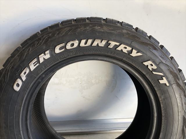 激安中古タイヤ　　215/65R16C 109/107Q 8PR トーヨー　OPEN CONTRY R/T 21年製　　4本_画像7