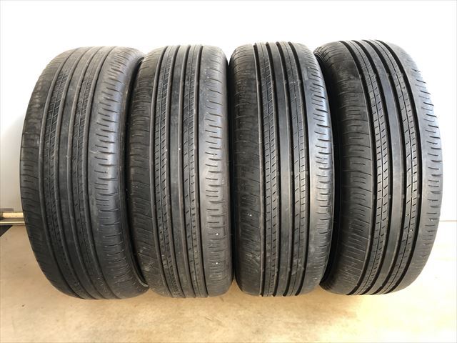 激安中古タイヤ　　225/60R18 100H ダンロップ　GRANDTREK PT30 21年製　　4本_画像1