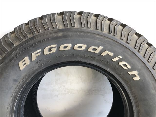 激安中古タイヤ　　31×10.50R15LT 109Ｓ グッドリッチ　AII-Terrain T/A 15年製　　4本 _画像7