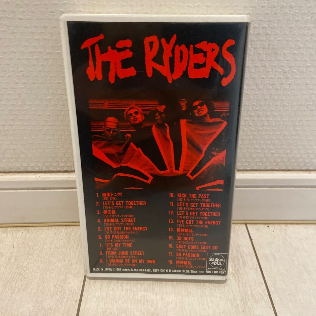 THE RYDERS ON ANARCHY TOUR ’91-’93・VIDEO・ライダーズ ビデオ・the star club・pogo・・japanese punk・検索用の画像2