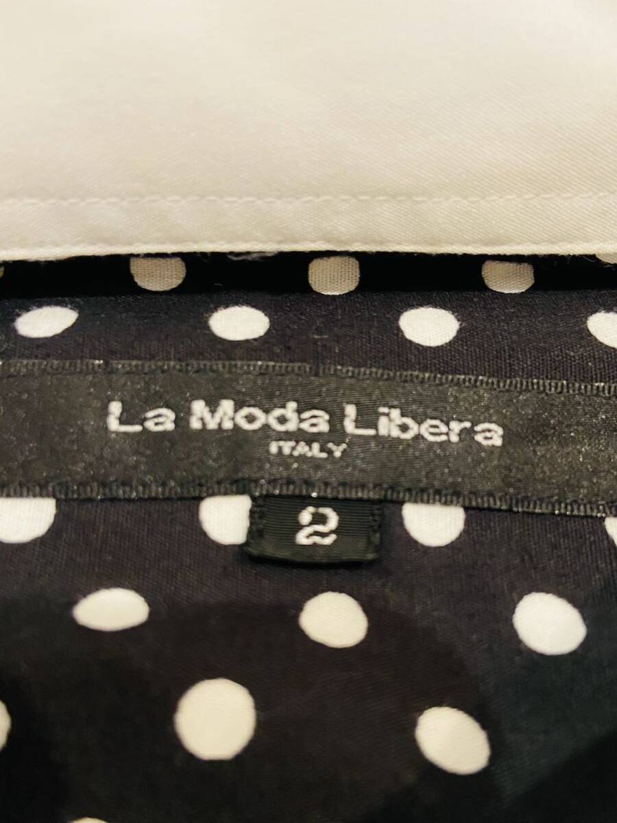 La moda Libera ITALY ドットシャツ・水玉シャツ・モッズシャツ・パンクシャツ・ロカビリーシャツ・70's punk・neo mods・666・検索用_画像3