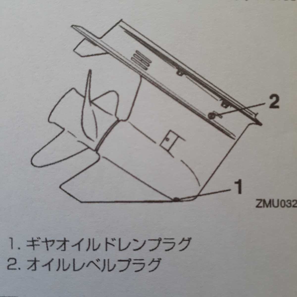 ⑤SM黒２ スズキ船外機専用　ギアオイル交換工具『まわる君』＋純正ガスケット　送料１８０円～　★0１7_③参考資料