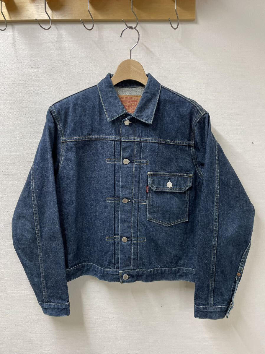 size40 復刻 Levi's 70502xx リーバイス デニムジャケット ビッグE ファースト レプリカ ビンテージ 1st 日本製 506_画像1