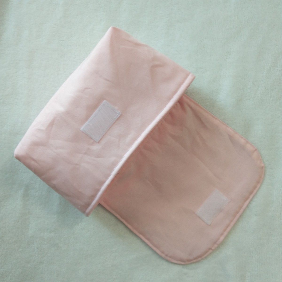 【大】横入れお弁当袋 デイジーｘさくらんぼ 女の子 ピンク キルト芯使用 ハンドメイド