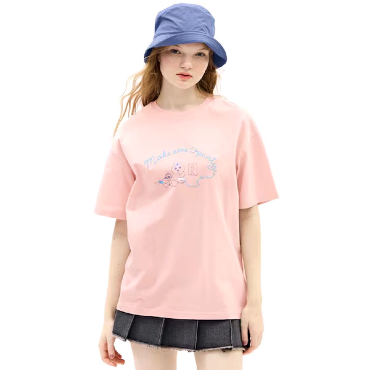 おぱんちゅうさぎ　GU  ピンク Tシャツ 新品タグ付き