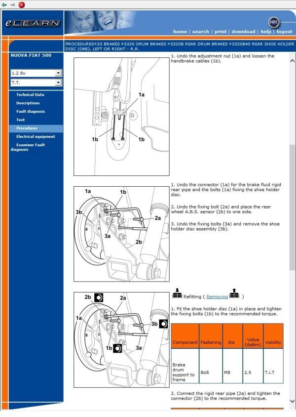 フィアット Fiat 500 整備マニュアル Workshop Manual 電子版_画像4