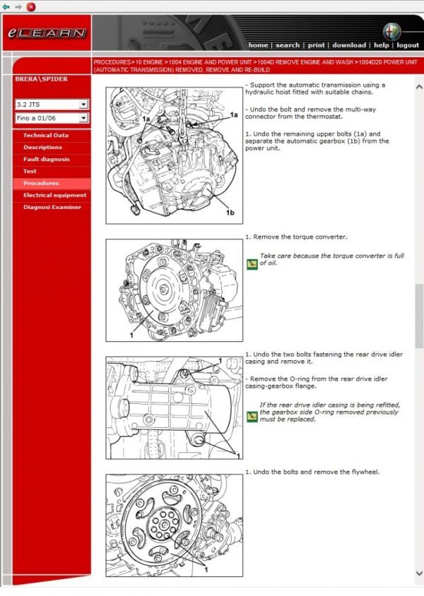  Alpha Romeo пятно laBrera/ Spider Spider обслуживание manual Workshop Manual электронный версия 