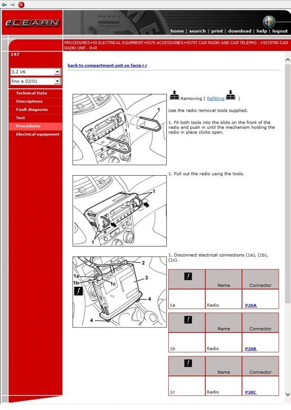 アルファロメオ Alfa147 整備マニュアル Workshop Manual 電子版の画像3