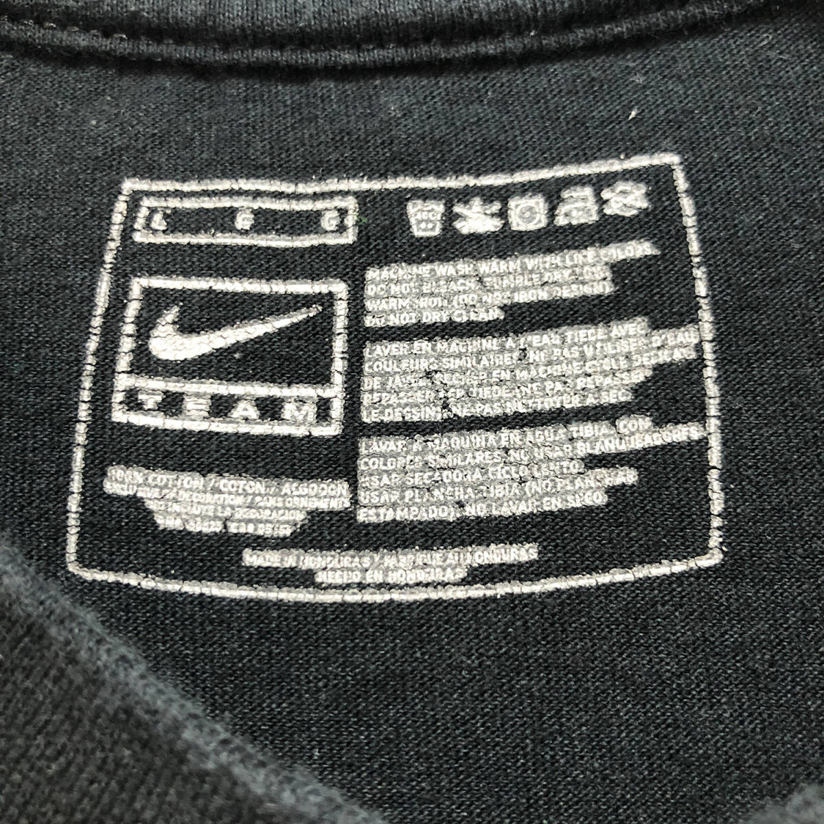 USA 古着 半袖 Tシャツ NIKE ナイキ ブラック テキサス工科大学 カレッジ メンズM プリント BA2481_画像5