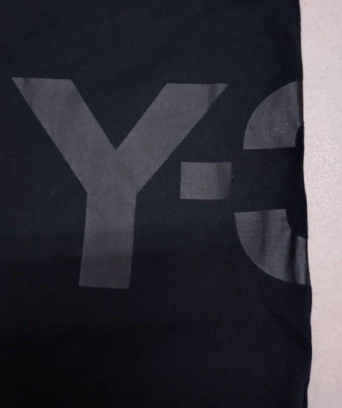 Y-3 adidas YOHJI YAMAMOTO コットン ロングTシャツ 黒 XL アディダス ヨウジヤマモト ロンT