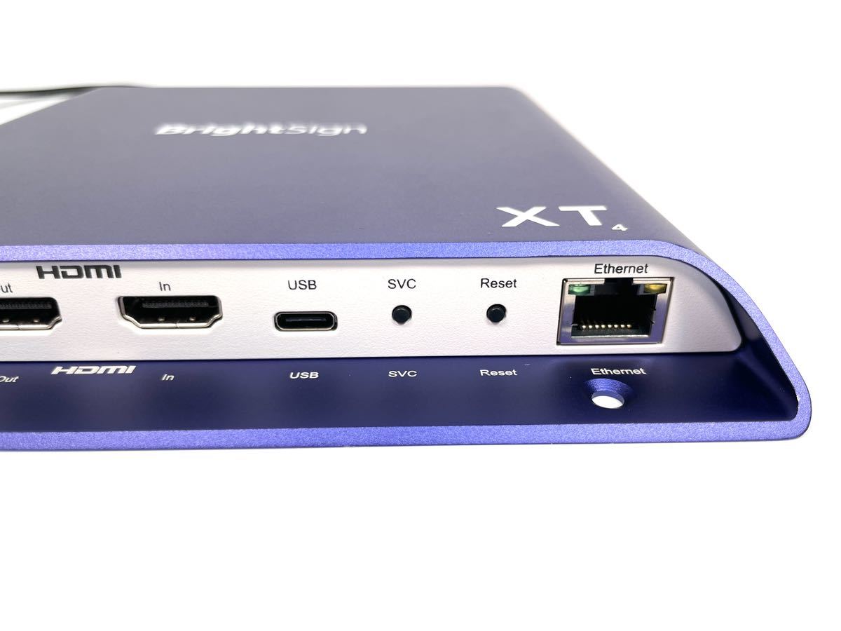 【超美品】BrightSign XT1144 デジタルサイネージプレーヤー ブライトサイン XT4 シリーズ マルチインタラクティブ HDMI入力対応モデル_画像5