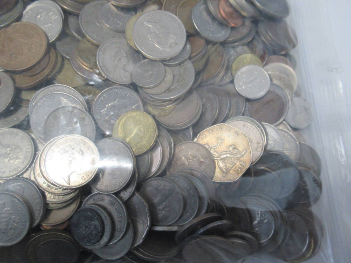 【016】外貨 外国コイン 硬貨 まとめ 約7kgの画像2