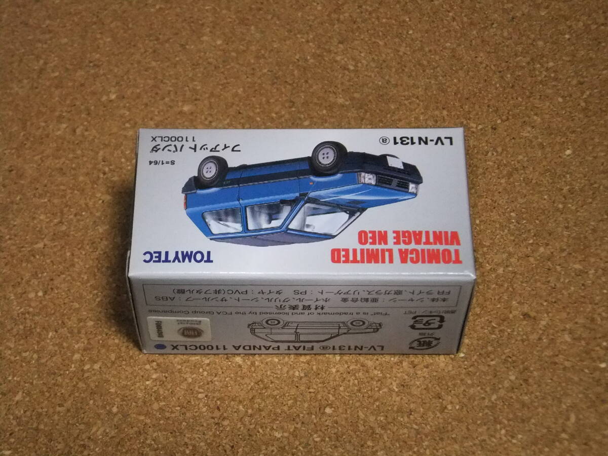 TOMICA LIMITED VINTAGE NEO LV-N124c ホンダバラードスポーツCR-X1.5i・LV-N131a フィアットパンダ1100CLX・LV-N132a スバル レガシィGT_画像7