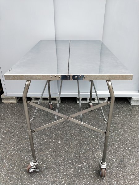 折りたたみ式 テーブルワゴン テックサス VC-3D SUS304_画像2