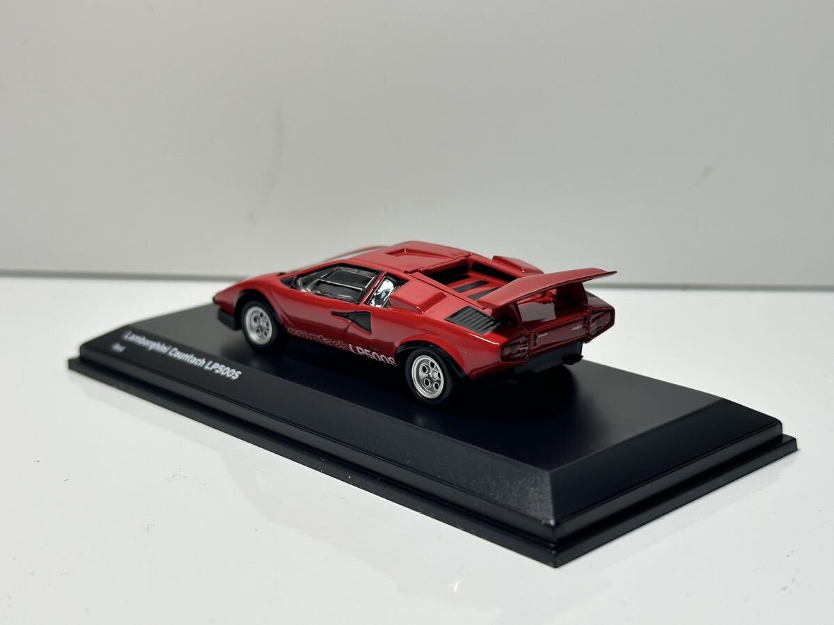 ブンカ 1/64 ランボルギーニ カウンタック LP500S 赤　_画像3