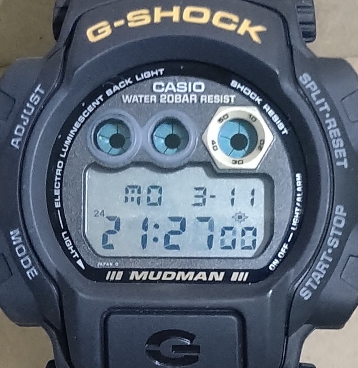 ★G-Shock M.I.B 2 MUDMAN DW-8400BM-1T 新品・未使用★電池交換済_画像2