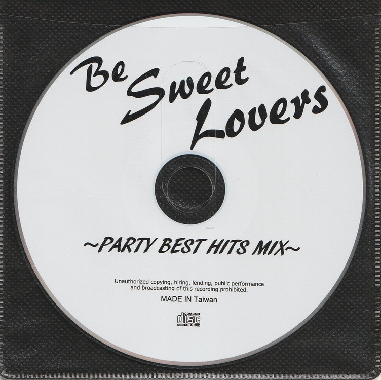 01-42【即決】★送料無料★新品ケース付★名曲カバー集★PARTY BEST HITS MIX★BE SWEET LOVERS★マライア★カーペンターズ★シンディ★_盤面良好