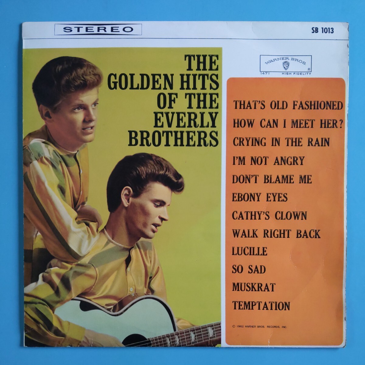 【赤盤/試聴済LP】エヴァリー・ブラザース『ゴールデン・ヒット』EVERLY BROTERS/The Golden Hits★ペラジャケSB-1013_画像2