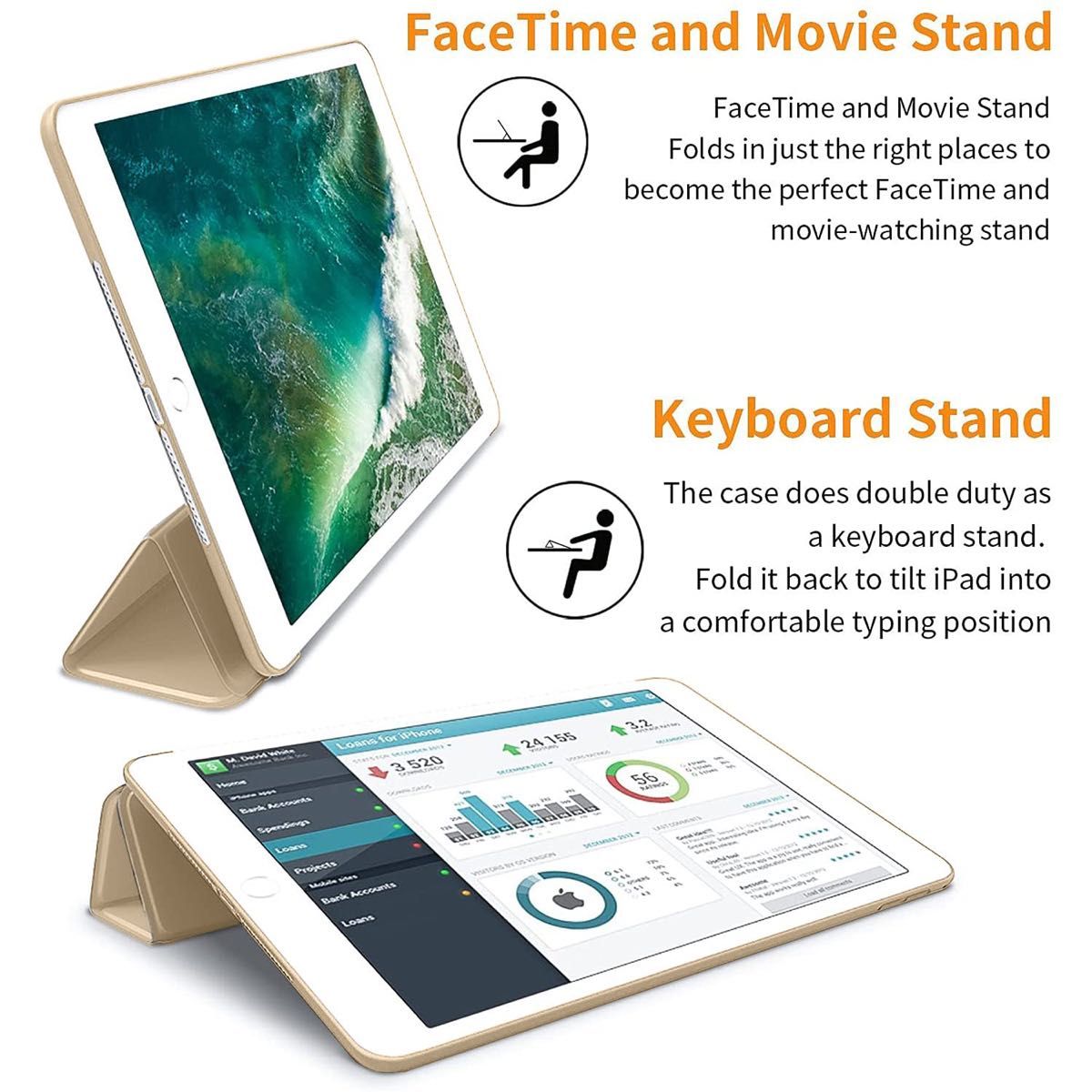 iPad Mini 3 / 2 / 1 - 7.9インチ　スマートカバー