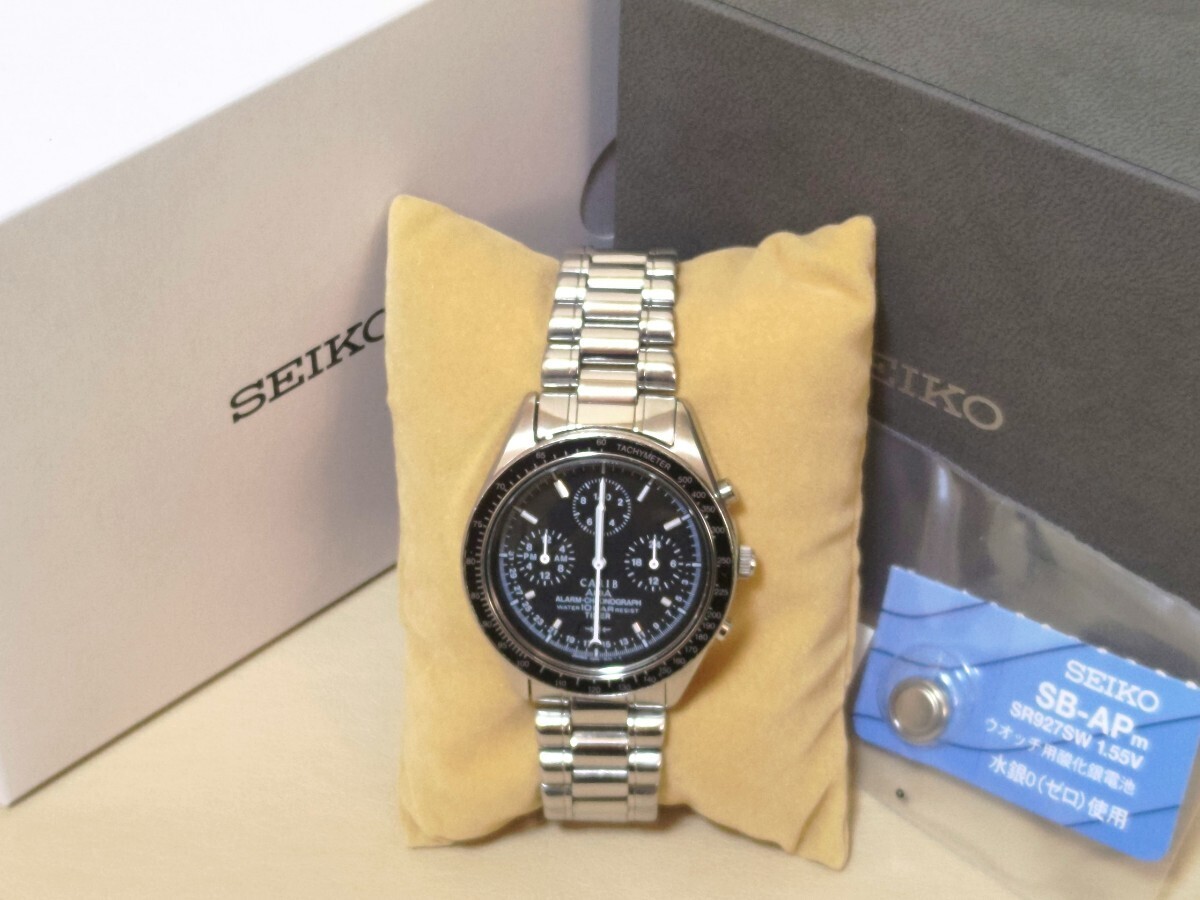 人気激安 SEIKO/セイコーアルバ/カリブ多機能クロノグラフ・ポイントデイト アルバ