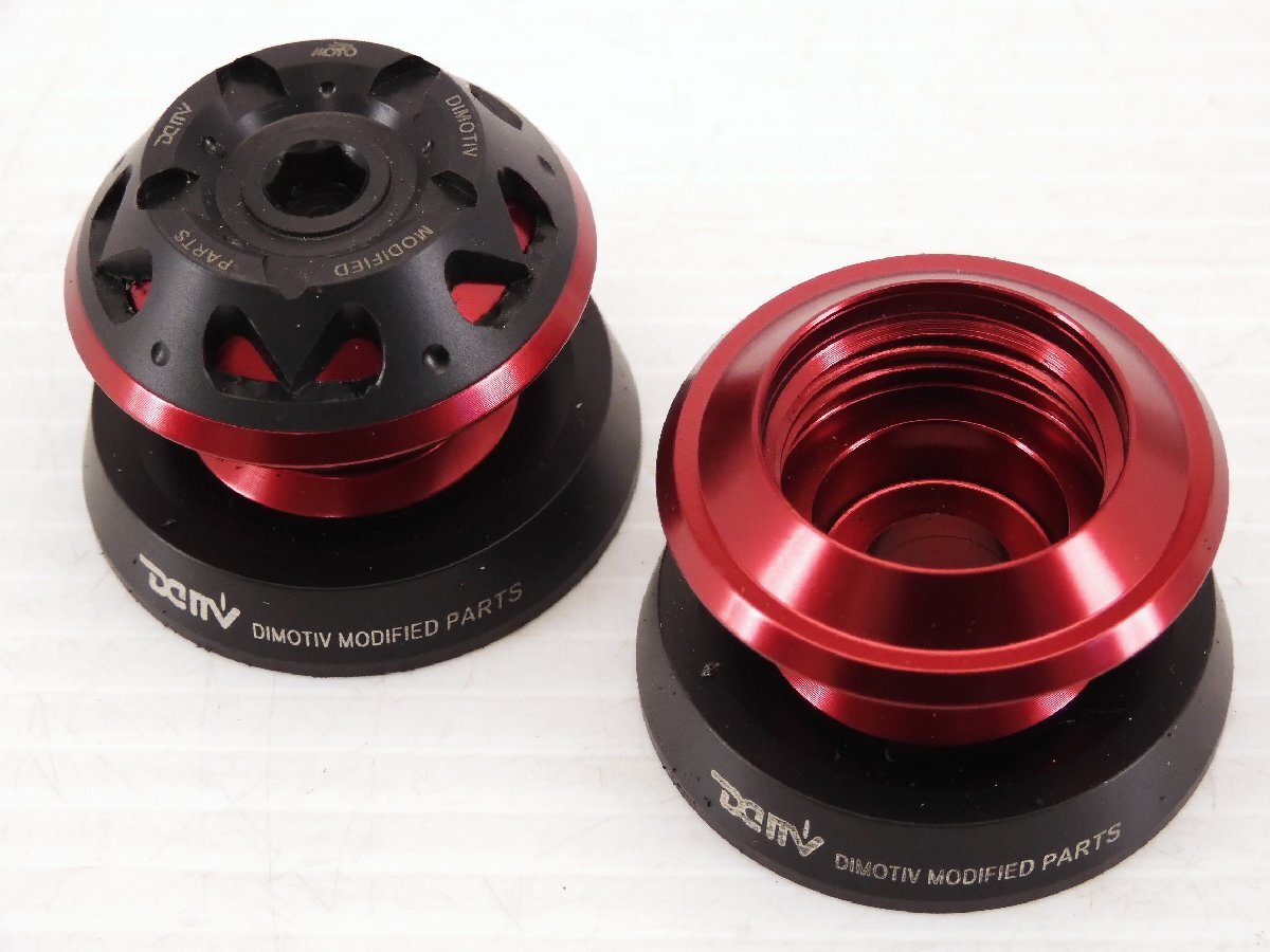 0【評価S】 DMV Dimotiv スタンドフック 赤 レッド 内径Φ10mm 片側 カバー 付属無_画像1