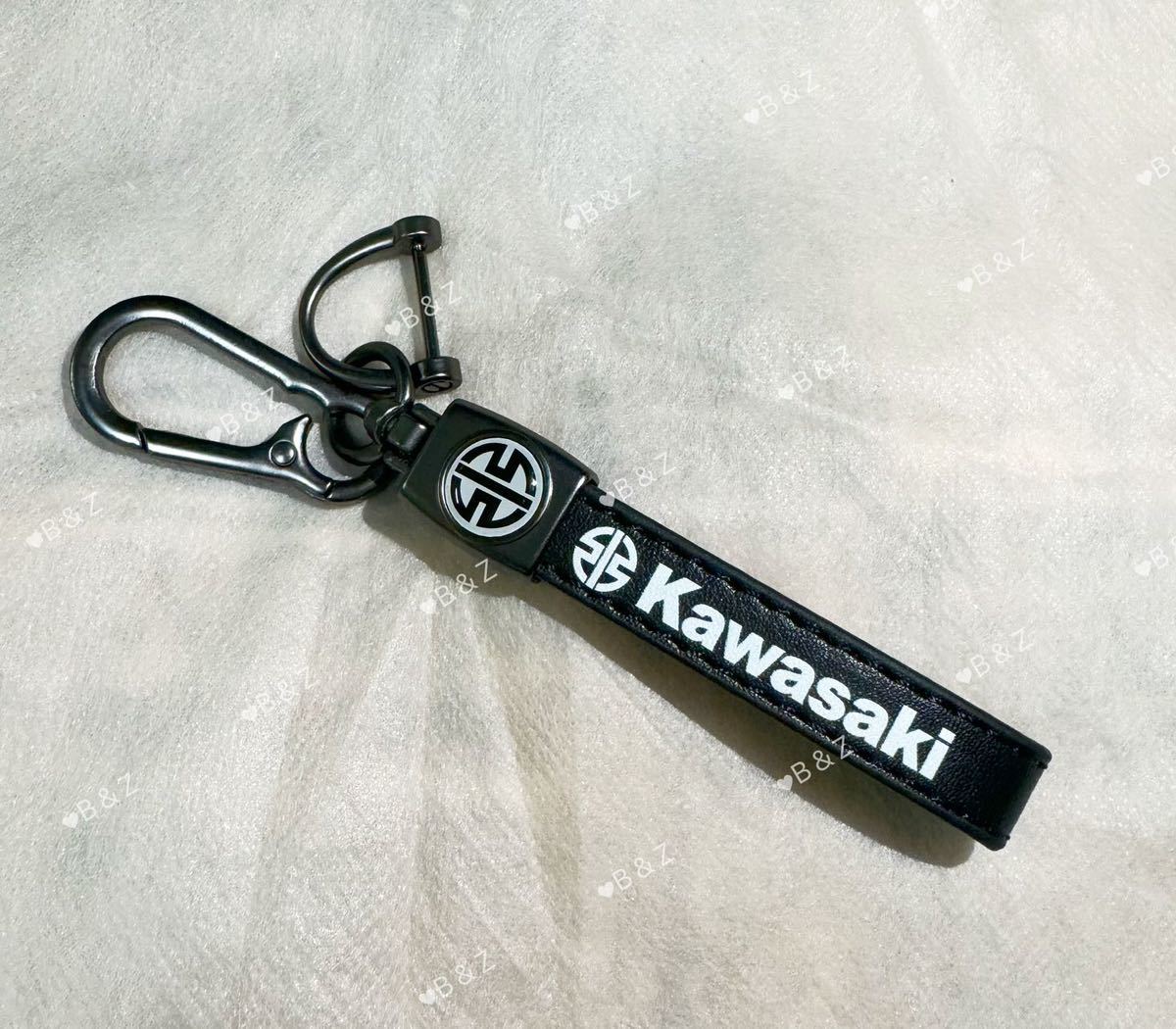  Kawasaki Kawasaki Kawasaki Logo выше комплектация брелок для ключа высококлассный телячья кожа производства кожа 