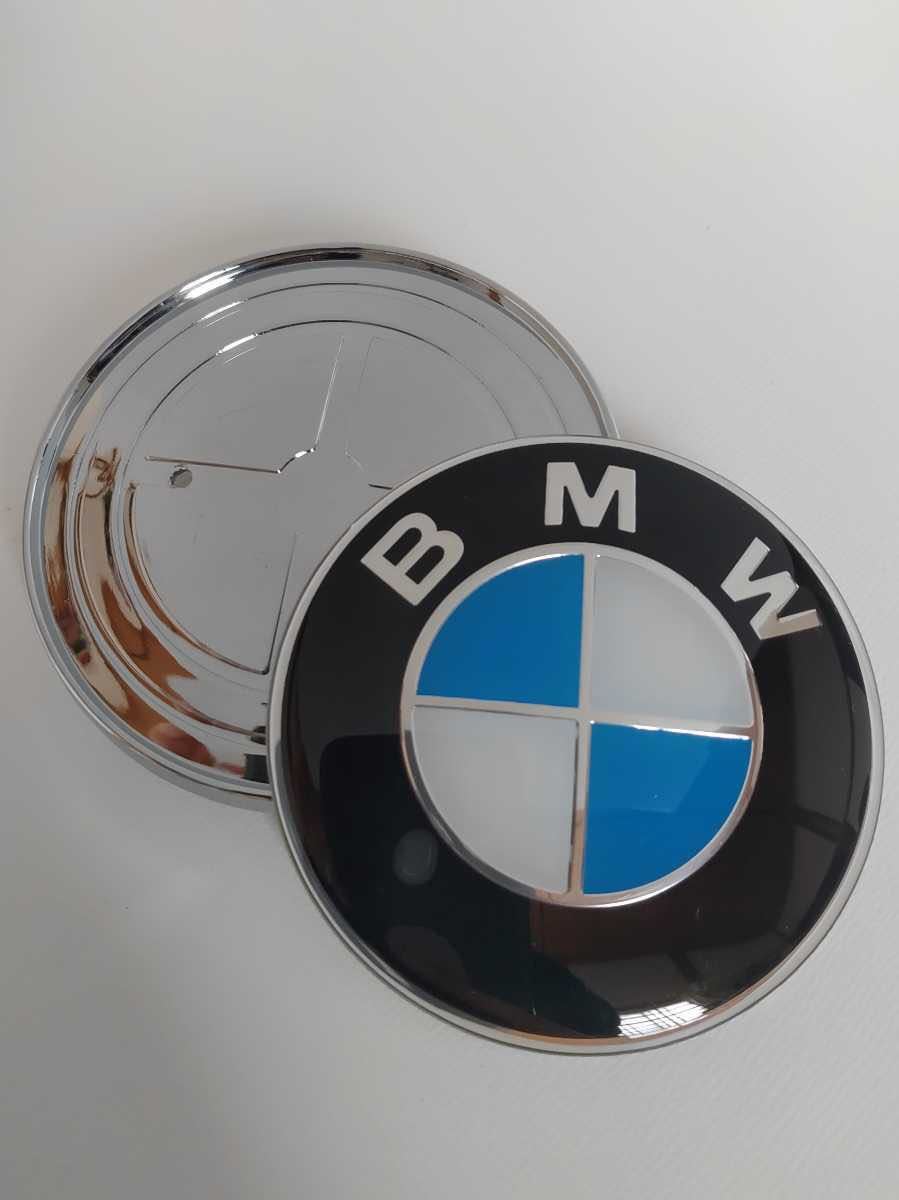 分離型BMW 純正 OE ボンネットエンブレム 82mm E36E39E46E53E70E71E60E63E65E66E82E84E87E88E90E91E92E93F01F25 E36E39E46E53E70E71E60E63の画像2