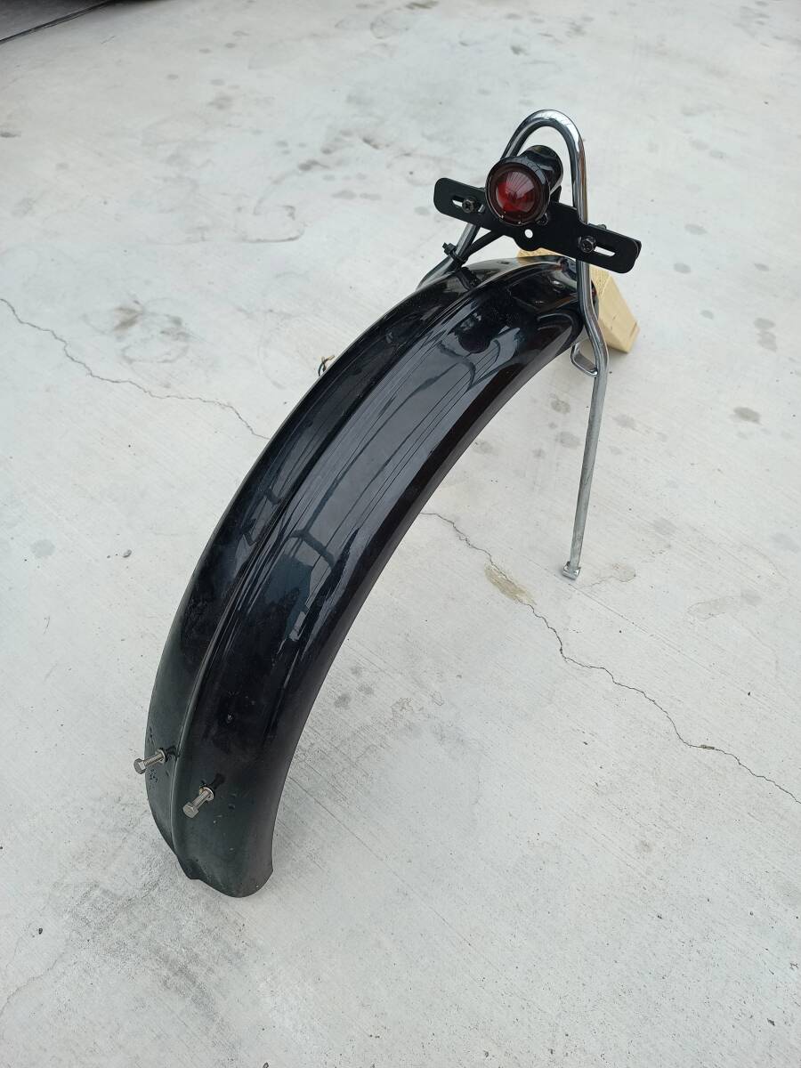  Harley shovel fender sissy bar 