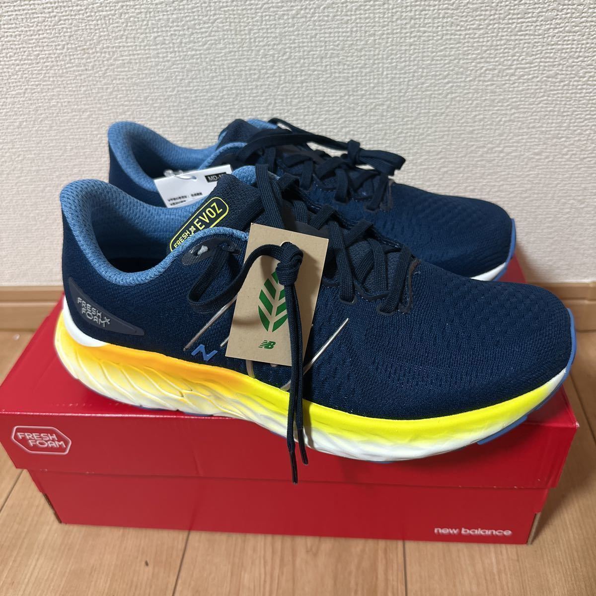 新品タグ付き FreshFoam X Evoz v3 D幅 ニューバランス new balance MEVOZLH3-2E ネイビー ランニングシューズ　26㎝_画像4