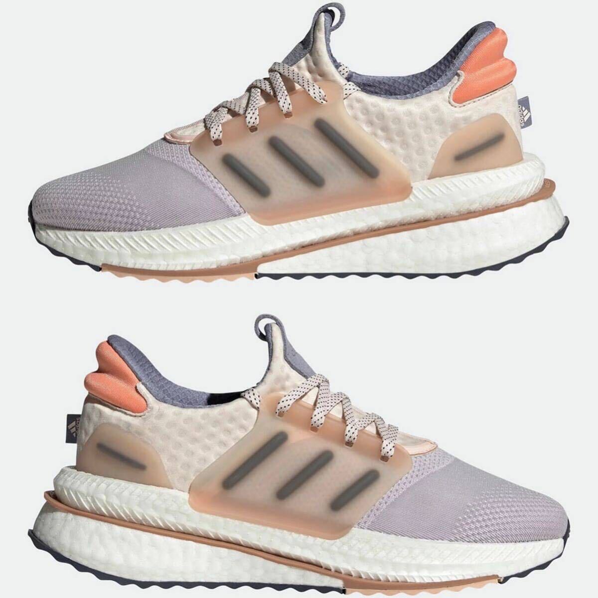 アディダス X_PLRBOOST adidas W X_PLRBOOST シルバードーン/シャドーネイビー/コーラルフュージョン ID9443 日本国内正規品 サイズ23.5㎝_画像3