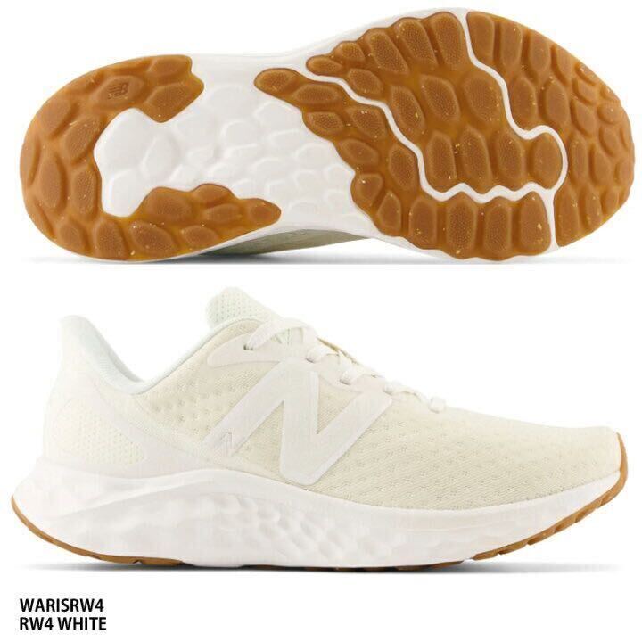 【ニューバランス】 ランニングシューズ FRESH FOAM ARISHI V4 D レディース (WARISRW4) RW4 WHITEサイズ25㎝、_画像1