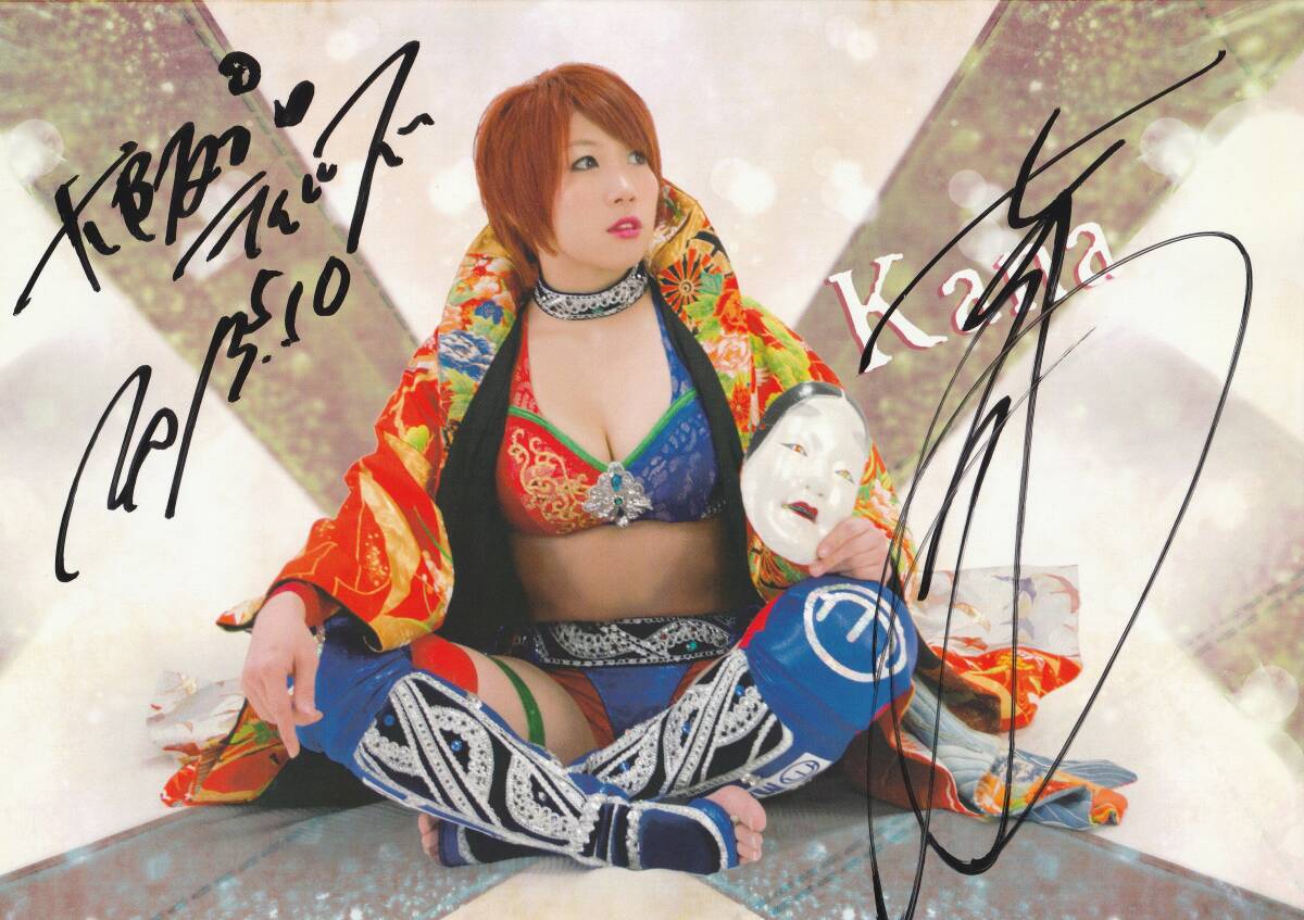 華名 ASUKA 直筆サイン色紙 WWE 女子プロレス Yahoo!オークション - 【ポートレート(直筆サイン)】女子
