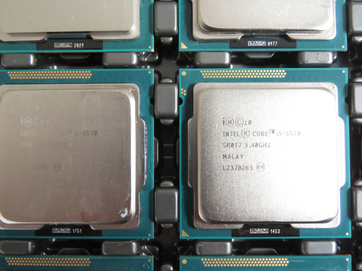 Intel Core i5-3570　3.40GHz LGA1155　中古品 12個セット（2）_画像2