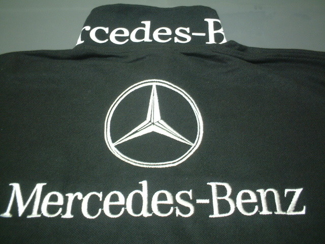 ★在庫一掃セールです★送料無料★必見★ＭｅｒｃｅｄｅｓーＢｅｎｚ★素敵～で★お洒落～で★綺麗～な★ポロシャツ★ブラック★L★新品★_画像1