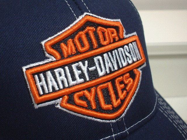 ★在庫一掃セールです★送料無料★必見★HARLEY‐DAVIDSON★ハーレーダビットソン★お洒落～で★綺麗～な★メッシュ★キャップ★紺★新品★_画像7