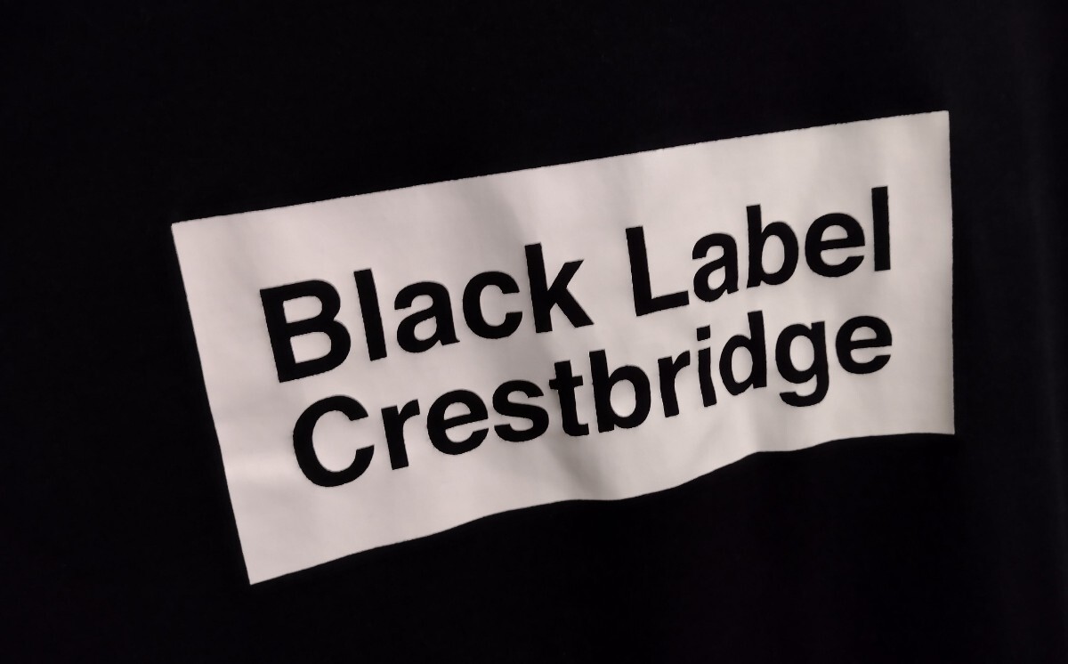BLACK LABEL CRESTBRIDGE　ボックスロゴ ロンT　Lサイズ　ブラックレーベル クレストブリッジ_画像3