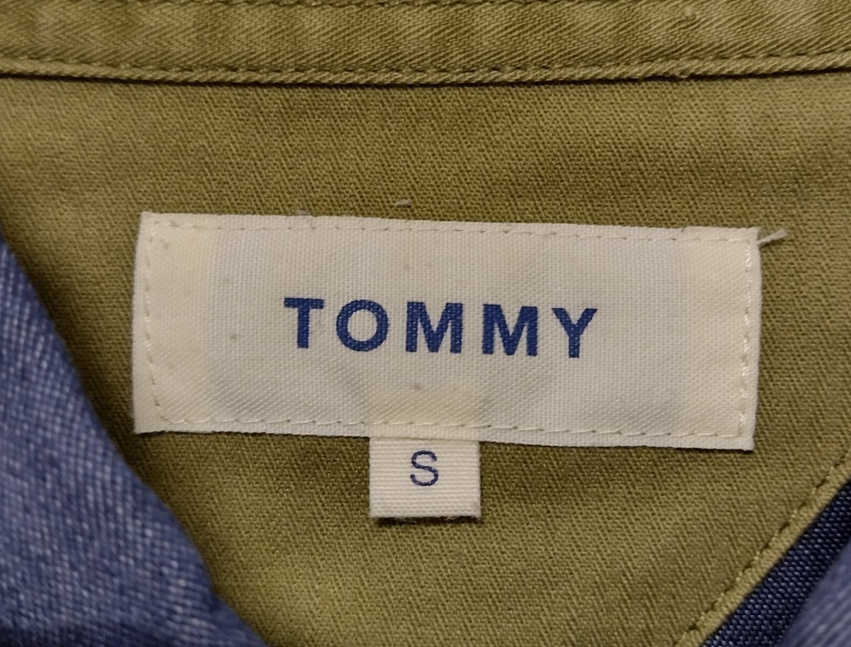 TOMMY カモ柄 ボタンダウン Sサイズ TOMMY HILFIGER　長袖ボタンシャツ トミーヒルフィガー 迷彩 ミリタリー_画像5