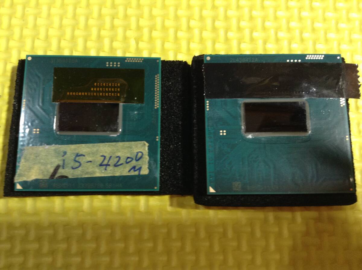 CPU Intel Core i5-4310M 2.7GHz-1p Core i5-4200M-2p 中古動作品 ネコポス発送。_i5-4200m 2p